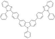 9-Phenyl-3,6-bis[4-(1-phenylbenzimidazol-2-yl)phenyl]carbazole