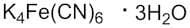 Potassium Hexacyanoferrate(II) Trihydrate