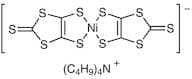 Tetrabutylammonium Bis(1,3-dithiole-2-thione-4,5-dithiolato)nickel(III) Complex