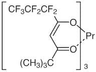Tris(6,6,7,7,8,8,8-heptafluoro-2,2-dimethyl-3,5-octanedionato)praseodymium(III) [NMR Shift Reagent]