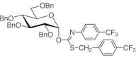 2,3,4,6-Tetra-O-benzyl-α-D-glucopyranosyl p-Trifluoromethylbenzylthio-N-(p-trifluoromethylphenyl)f…