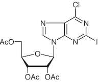 2',3',5'-Tri-O-acetyl-6-chloro-2-iodopurine Riboside