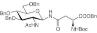 Nω-(2-Acetamido-3,4,6-tri-O-benzyl-2-deoxy-β-D-glucopyranosyl)-Nα-(tert-butoxycarbonyl)-L-asparagi…
