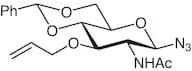 2-Acetamido-3-O-allyl-4,6-O-benzylidene-2-deoxy-β-D-glucopyranosyl Azide