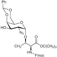 O-(2-Azido-4,6-O-benzylidene-2-deoxy-α-D-galactopyranosyl)-N-[(9H-fluoren-9-ylmethoxy)carbonyl]-L-…