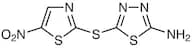 2-Amino-5-[(5-nitro-2-thiazolyl)thio]-1,3,4-thiadiazole