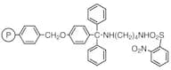 N-(4-Benzyloxytrityl)-N'-(2-nitrobenzenesulfonyl)-1,4-diaminobutane Resin cross-linked with 1% DVB…