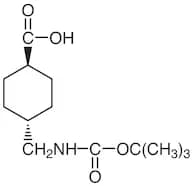 trans-4-(tert-Butoxycarbonylaminomethyl)cyclohexanecarboxylic Acid