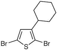 2,5-Dibromo-3-cyclohexylthiophene
