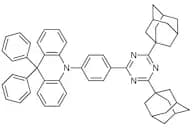 10-[4-[4,6-Di(adamantan-1-yl)-1,3,5-triazin-2-yl]phenyl]-9,9-diphenyl-9,10-dihydroacridine (purifi…