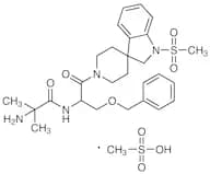 2-Amino-N-[3-(benzyloxy)-1-[1-(methylsulfonyl)spiro[indoline-3,4'-piperidin]-1'-yl]-1-oxopropan-2-…