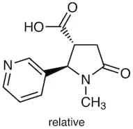 trans-1-Methyl-4-carboxy-5-(3-pyridyl)-2-pyrrolidinone