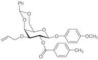 4-Methoxyphenyl 3-O-Allyl-4,6-O-benzylidene-2-O-(4-methylbenzoyl)-β-D-galactopyranoside