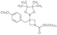 tert-Butyl 3-(4-Methoxybenzyl)-3-(4,4,5,5-tetramethyl-1,3,2-dioxaborolan-2-yl)azetidine-1-carboxyl…
