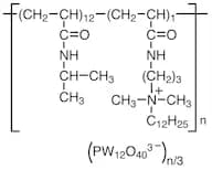 Poly[[N-isopropylacrylamide-co-[N-[3-(dodecyldimethylammonio)propyl]acrylamide]]phosphotungstate]