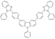 9-Phenyl-3,6-bis[4-(1-phenylbenzimidazol-2-yl)phenyl]carbazole