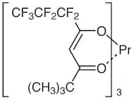 Tris(6,6,7,7,8,8,8-heptafluoro-2,2-dimethyl-3,5-octanedionato)praseodymium(III) [NMR Shift Reagent]
