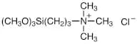 Trimethyl[3-(trimethoxysilyl)propyl]ammonium Chloride (ca. 50% in Methanol)