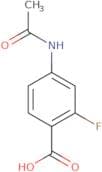 4-Acetamido-2-fluorobenzoic acid