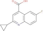 2-Cyclopropyl-6-fluoroquinoline-4-carboxylic acid