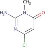 2-Amino-6-chloro-3-methyl-3,4-dihydropyrimidin-4-one