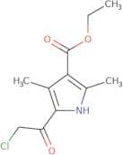 Ethyl 5-(2-chloroacetyl)-2,4-dimethyl-1H-pyrrole-3-carboxylate