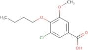 4-Butoxy-3-chloro-5-methoxybenzoic acid