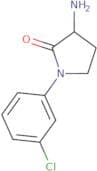 3-Amino-1-(3-chlorophenyl)pyrrolidin-2-one
