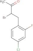 3-Bromo-4-(4-chloro-2-fluorophenyl)butan-2-one