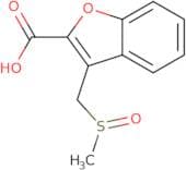 3-(Methanesulfinylmethyl)-1-benzofuran-2-carboxylic acid