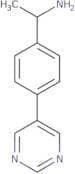 1-[4-(Pyrimidin-5-yl)phenyl]ethan-1-amine