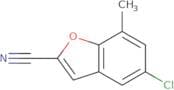 5-Chloro-7-methyl-1-benzofuran-2-carbonitrile