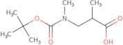 3-{[(tert-Butoxy)carbonyl](methyl)amino}-2-methylpropanoic acid