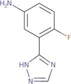 4-Fluoro-3-(1H-1,2,4-triazol-3-yl)aniline