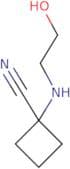 1-[(2-Hydroxyethyl)amino]cyclobutane-1-carbonitrile