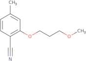 2-(3-Methoxypropoxy)-4-methylbenzonitrile
