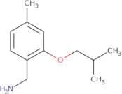 [4-Methyl-2-(2-methylpropoxy)phenyl]methanamine