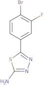 5-(4-Bromo-3-fluorophenyl)-1,3,4-thiadiazol-2-amine