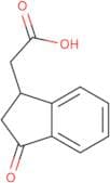 2-(3-Oxo-2,3-dihydro-1H-inden-1-yl)acetic acid