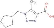 1-(Cyclopentylmethyl)-5-methyl-1H-1,2,3-triazole-4-carboxylic acid