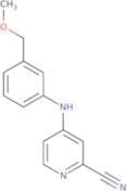 4-{[3-(Methoxymethyl)phenyl]amino}pyridine-2-carbonitrile