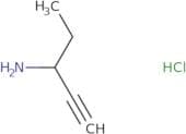 Pent-1-yn-3-amine hydrochloride