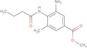 Methyl 3-amino-4-butanamido-5-methylbenzoate