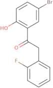 1-(5-Bromo-2-hydroxyphenyl)-2-(2-fluorophenyl)ethan-1-one