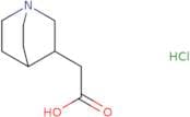 2-{1-azabicyclo[2.2.2]octan-3-yl}acetic acid hydrochloride