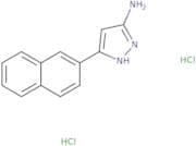 5-(Naphthalen-2-yl)-1H-pyrazol-3-amine dihydrochloride