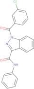 1-(3-Chlorobenzoyl)-N-phenyl-1H-indazole-3-carboxamide