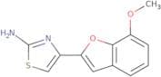 4-(7-Methoxy-1-benzofuran-2-yl)-1,3-thiazol-2-amine