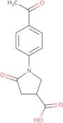 1-(4-Acetylphenyl)-5-oxopyrrolidine-3-carboxylic acid