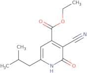 Ethyl 3-cyano-2-hydroxy-6-(2-methylpropyl)pyridine-4-carboxylate